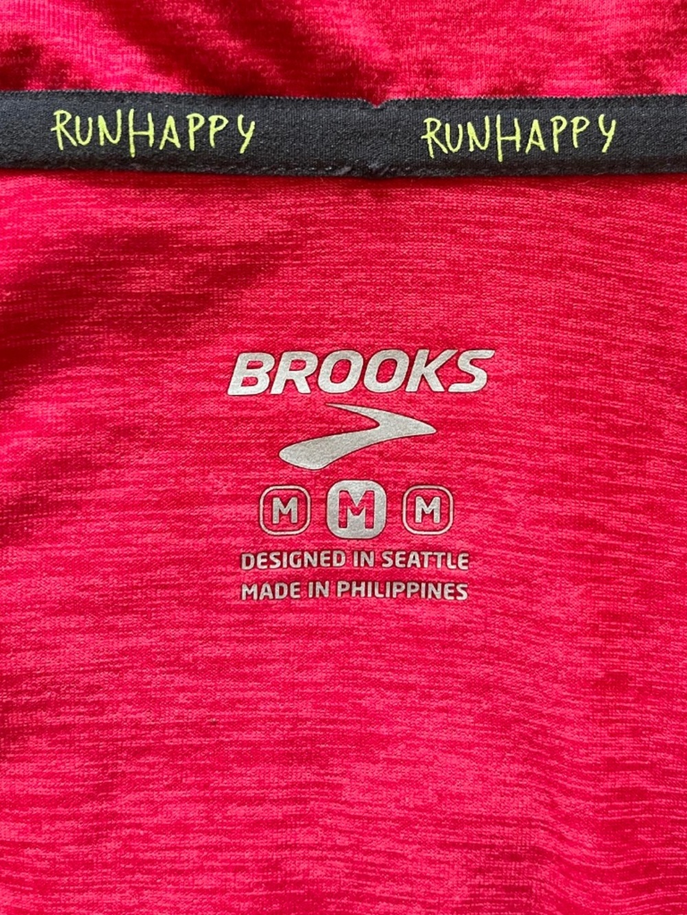 Brooks Dash 1/2 Zip Running Shirt Size M - Picture 3 of 4